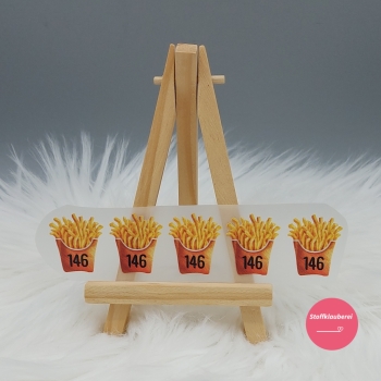 "146" Größenlabel Pommes